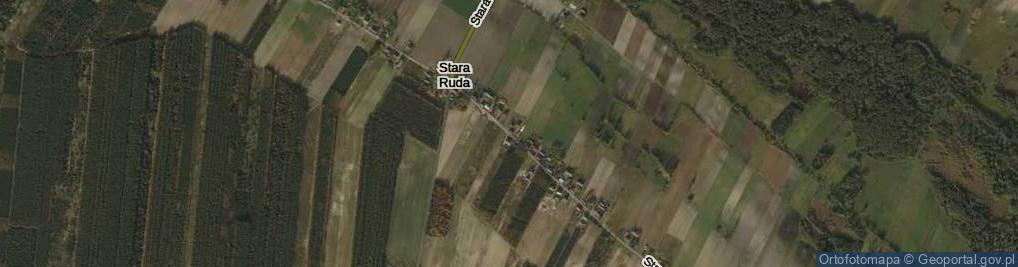 Zdjęcie satelitarne Stara Ruda ul.